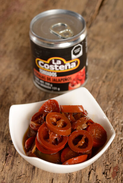 Jalapeno -rote Chillischeiben gegrillt (200g)-358