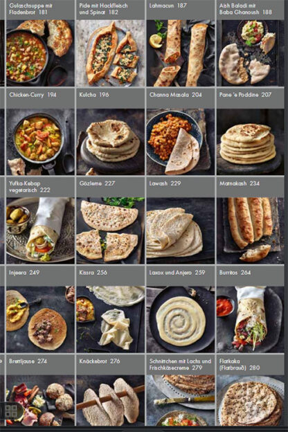 Die besten Fladenbrote der Welt: Pizza, Flammkuchen, Focaccia, Pita, Naan, Tortilla und viele andere mehr-1178