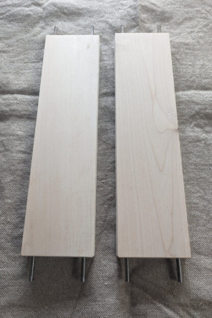 Ergänzung: 2 Seitenteile für Holzbackrahmen aus Ahornholz Grösse XL-1544