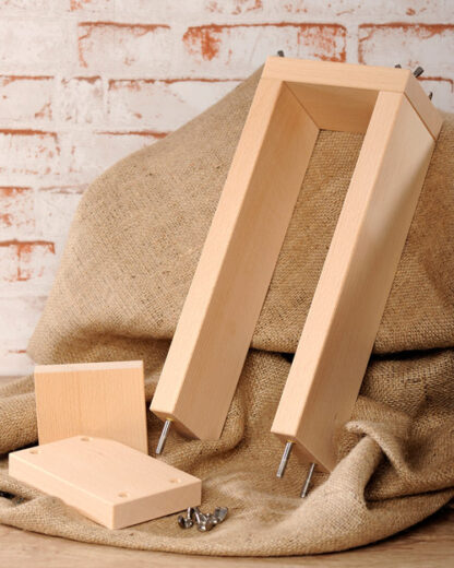 Holzbackrahmen aus Ahornholz Grösse XL-0